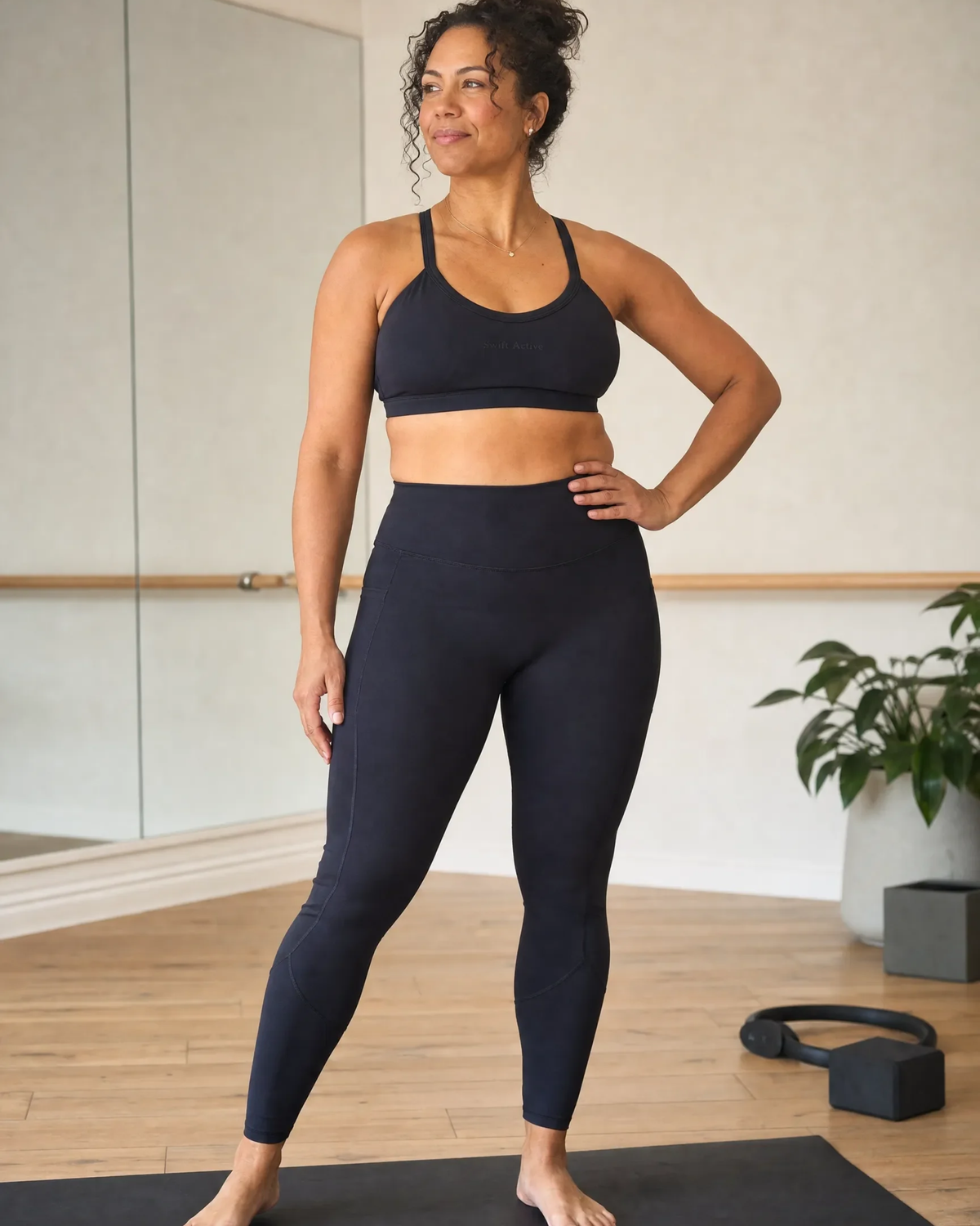 Noir Essentials set - Combo deal (Long tights & Ease bra)